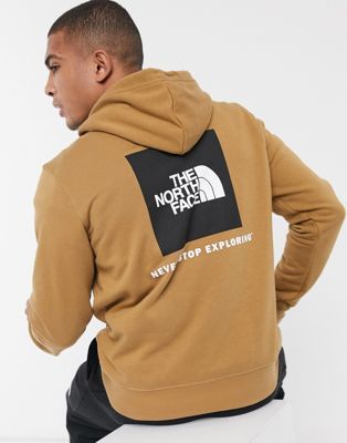 the north face brown hoodie