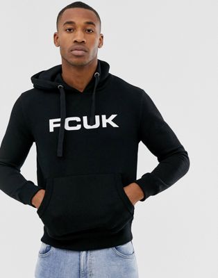 фото Худи с принтом логотипа "fcuk" french connection-черный