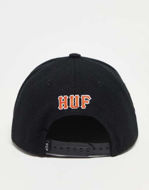 HUF 20th Anniversary Snapback Hat Cap Black キャップ HUF 20th anniversary snapback cap in black | ASOS