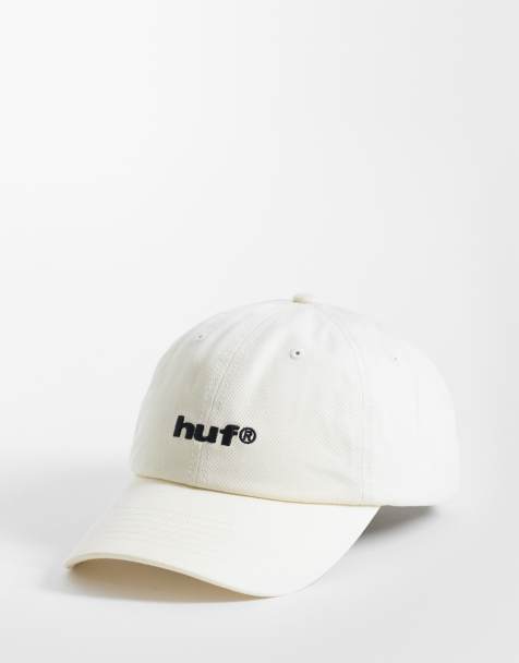 HUF – 6-panel - Krämvit keps med logga - view 1