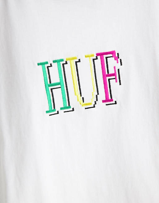T-Shirts & Vests HUF 8-bit long sleeve top in white 