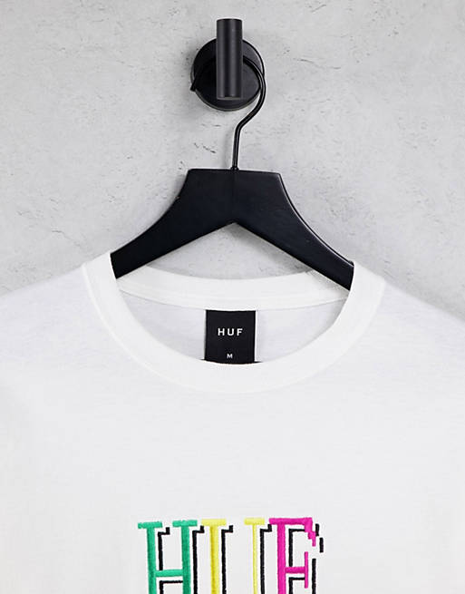 T-Shirts & Vests HUF 8-bit long sleeve top in white 