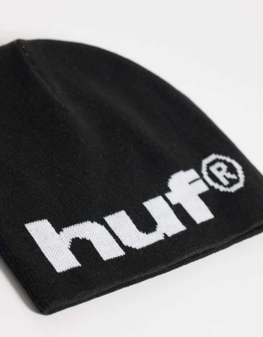 HUF 89 skull beanie in black, 2 of 3
