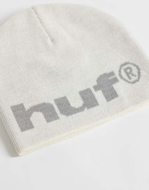 HUF 89 skull beanie in grey, 2 of 3