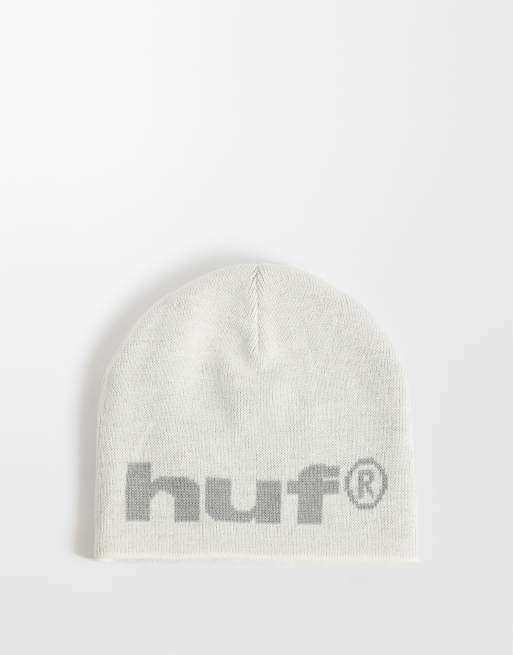 HUF 89 skull beanie in grey, 3 of 3