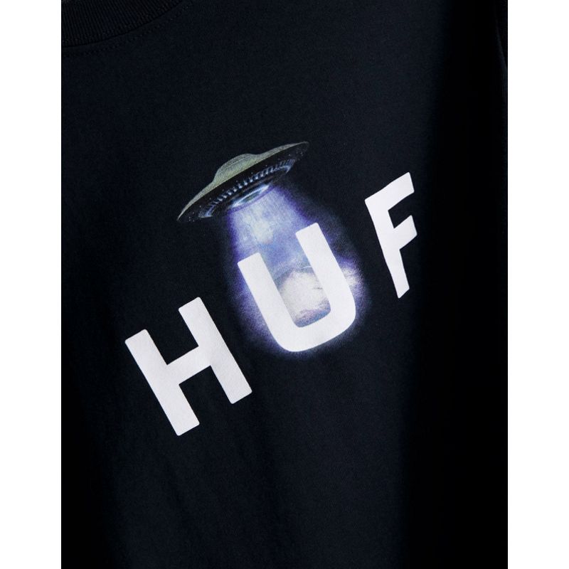 T-shirt e Canotte T-shirt stampate HUF - Abducted - T-shirt nera