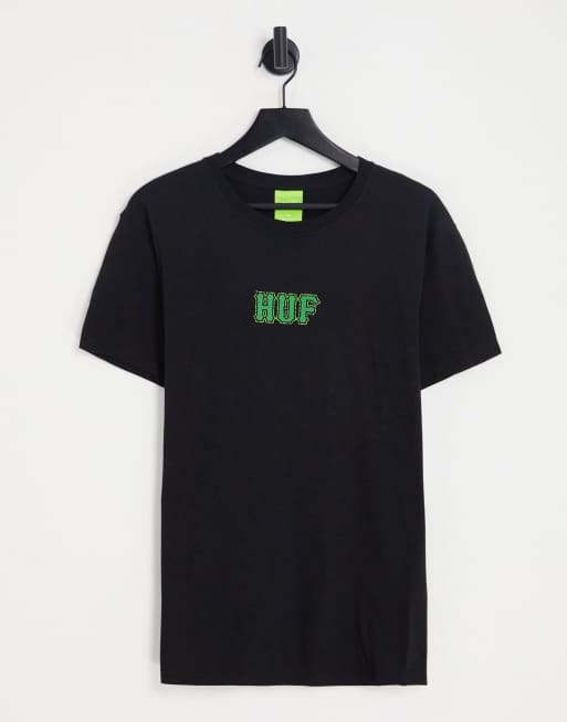 HUF – Amazing – Czarny T-shirt z nadrukiem