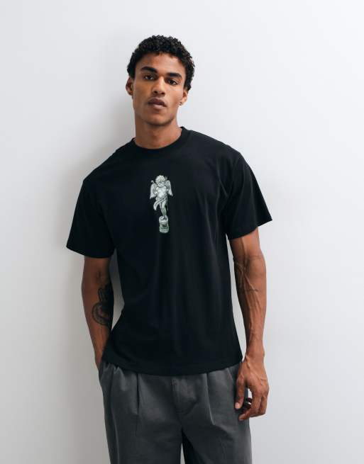 HUF Boulevard Status graphic t-shirt in black, 2 of 5