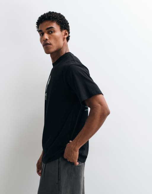 HUF Boulevard Status graphic t-shirt in black, 4 of 5
