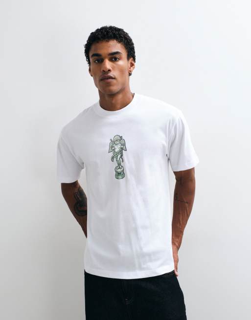 HUF Boulevard Status graphic t-shirt in white, 2 of 5