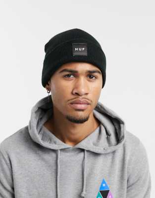 huf box logo beanie
