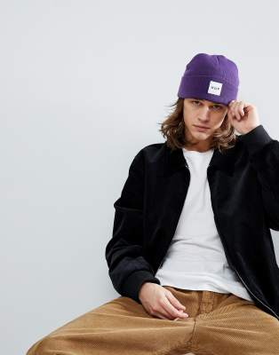 huf box logo beanie