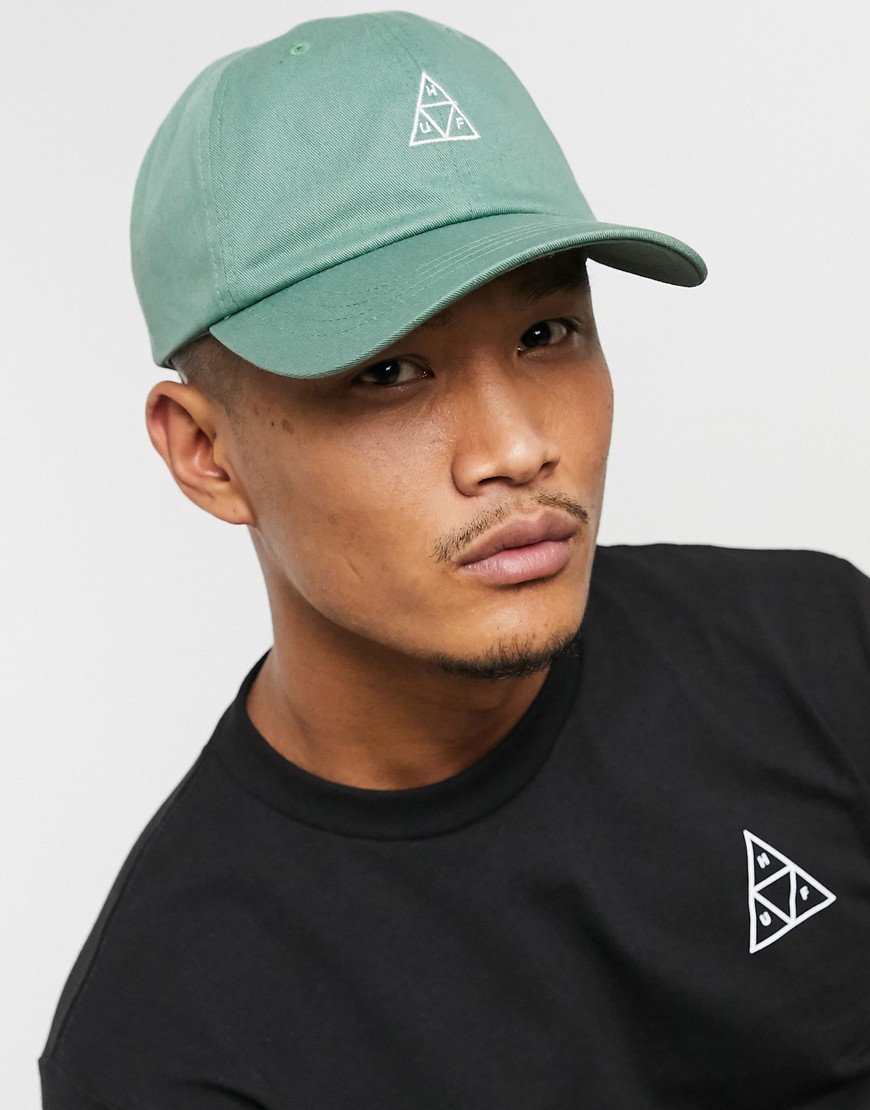 HUF - Cappellino basic con triplo triangolo verde