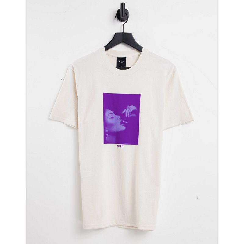 T-shirt e Canotte Uomo HUF - Cherries - T-shirt color crema