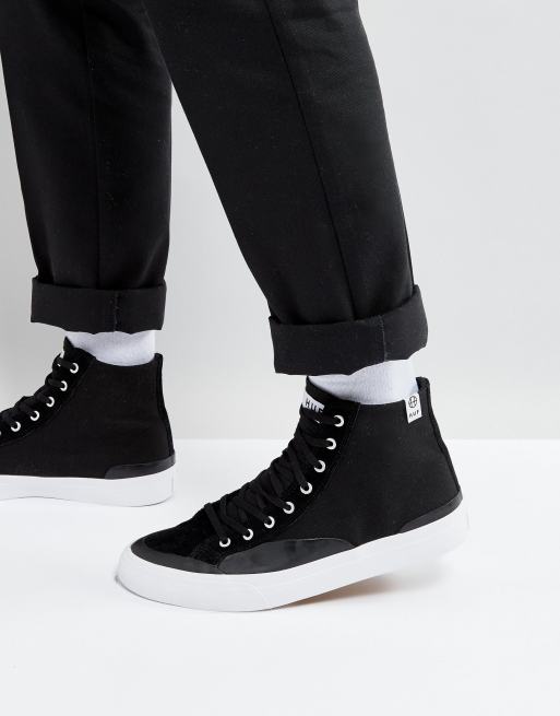 HUF Classic High Sneakers In Black | ASOS