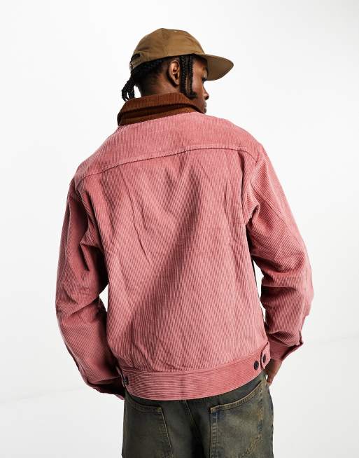 Pink corduroy clearance jacket mens