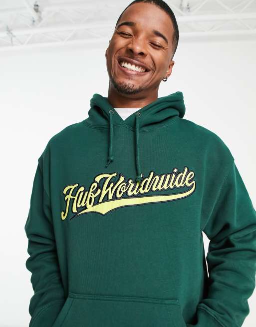 Huf green hoodie new arrivals