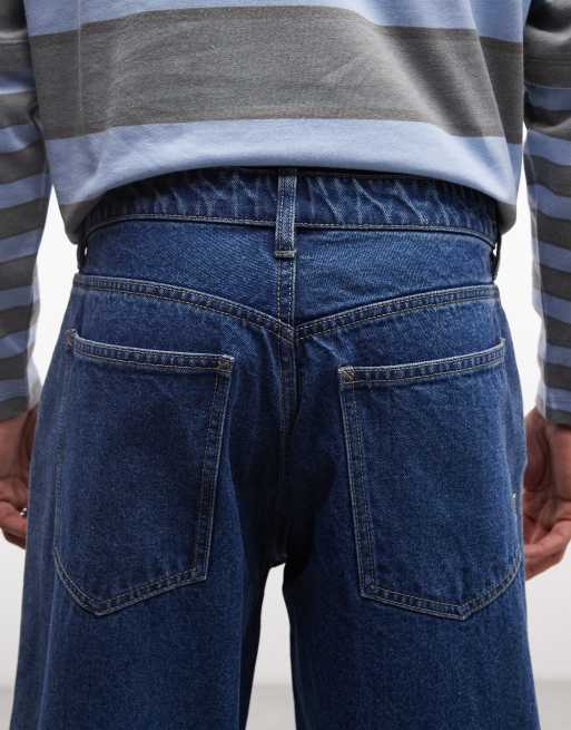 HUF - Cromer - Jeans dritti blu lavaggio medio, 4 di 5