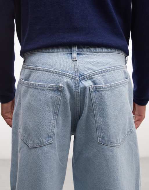 HUF - Cromer - Jeans med lige ben i lyseblå vask, 4 af 5