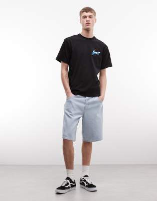 Cromer - Jeans-Shorts in hellblauer Waschung Blau W38