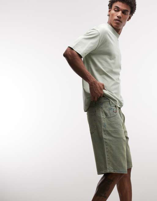 HUF - Cromer - Pantaloncini in denim lavaggio sporco, 3 di 5
