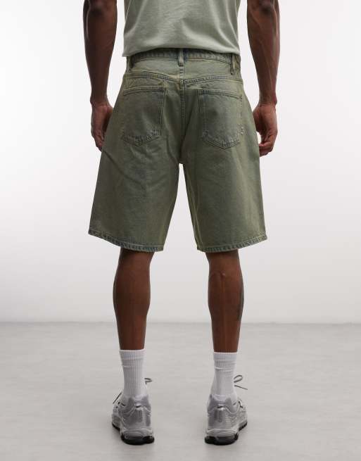 HUF – Cromer – Smutstvättade jeansshorts, 4 av 5