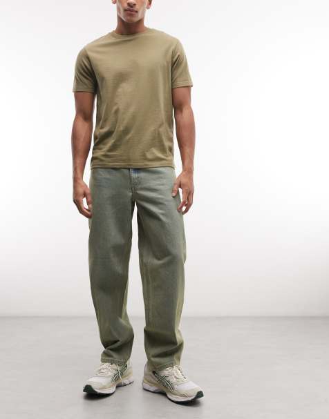 HUF cromer straight leg jeans in dirty wash - view 1