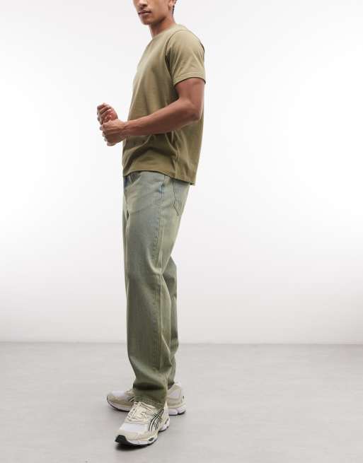 HUF cromer straight leg jeans in dirty wash, 2 of 5
