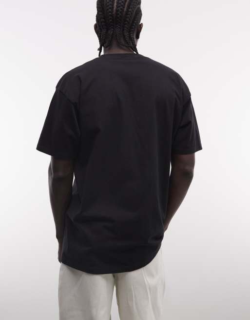 HUF dalmatian print t-shirt in black, 5 of 5