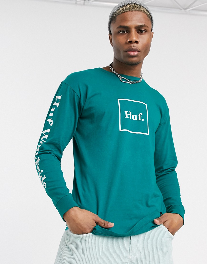 HUF - Domestic - T-shirt met lange mouwen in groen