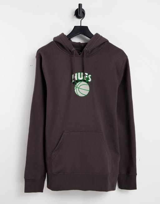 HUF – Eastern – Kapuzenpullover in Braun