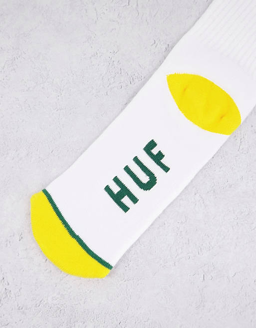 Men Socks/HUF eastern socks in white 