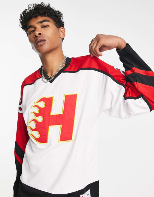 White hockey clearance jersey