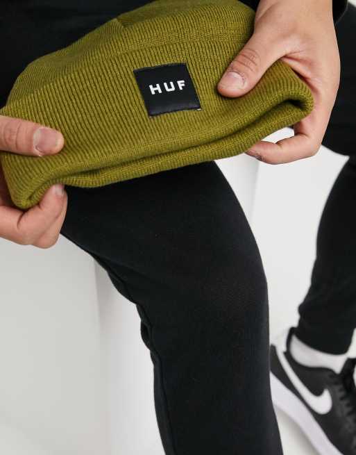 HUF Essentials Box Logo Beanie - French Navy