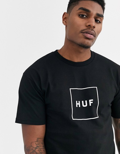 HUF Essentials Box Logo t-shirt in black