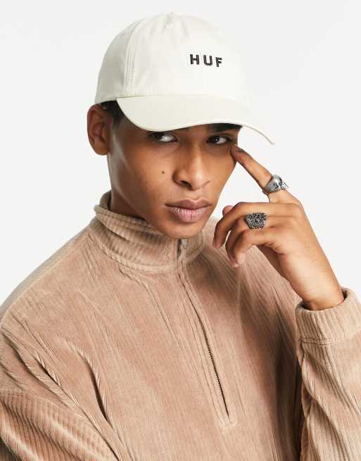 HUF Essentials OG Logo Brown Hoodie