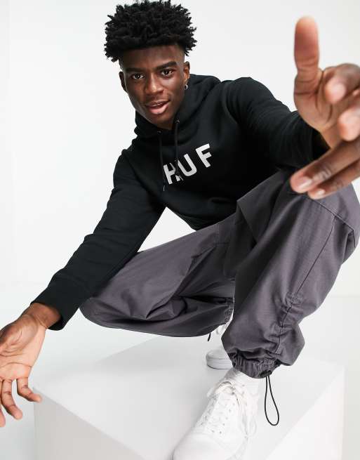 Huf og store logo hoodie