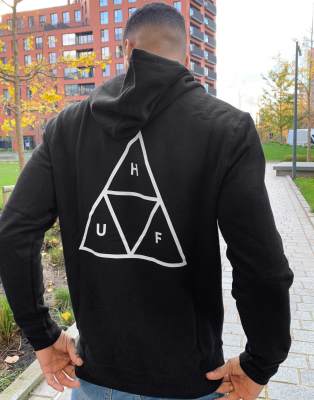 huf hoodie triangle