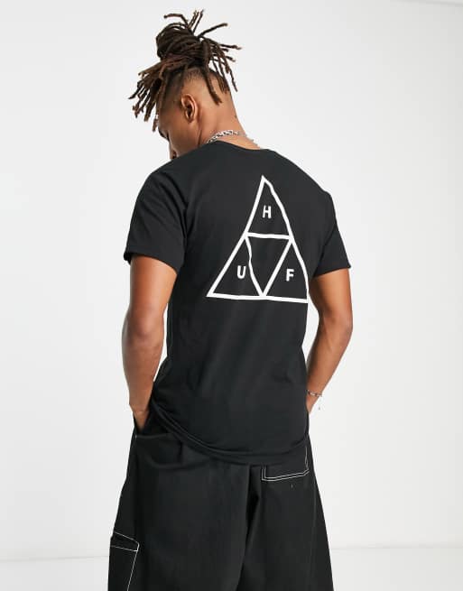 HUF Essentials tt short sleeve t-shirt in black