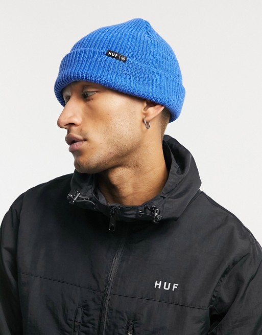 HUF Essentials Usual beanie in blue