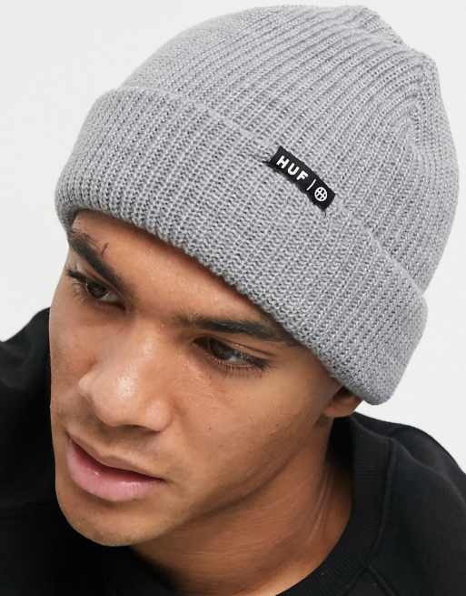 HUF Essentials Usual beanie in grey | ASOS