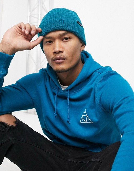 HUF essentials usual beanie in teal
