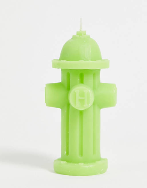 HUF fire hydrant candle in green