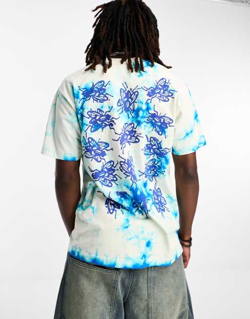 huf blue tie dye shirt