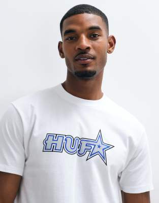 Huf Galaxy Graphic T-shirt In White