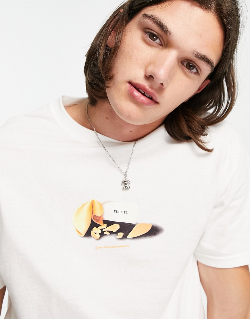 HUF good fortune t-shirt in white