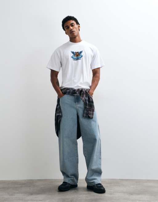 HUF graphic bliss t-shirt in white, 2 of 5