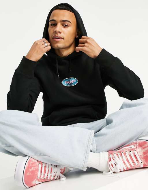 HUF - Heatwave - Felpa con cappuccio nera