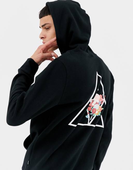 Huf floral hoodie new arrivals