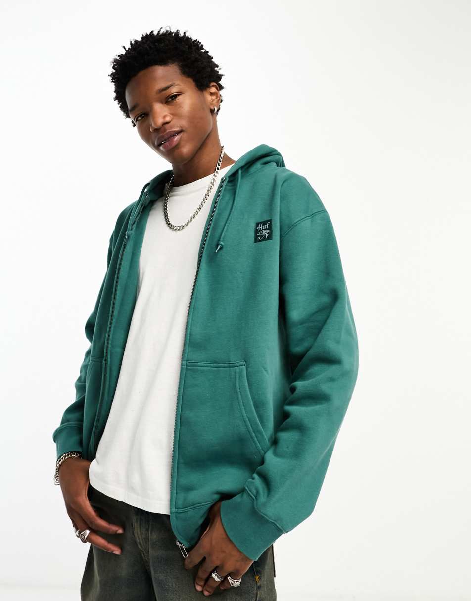 Huf best sale zip hoodie